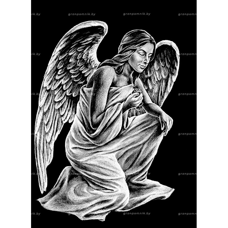 Гравировка ангелы №26